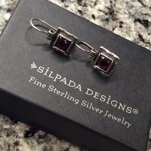 Silpada Garnet Earrings